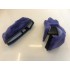 Kostüm Alien / Monster "Violetta" + Kühlweste "Blue M24" + Tasche "Star" + Hygiene Maske (Hochwertig)