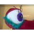 Kostüm Alien / Monster "Rosa Runde" + Tasche "XL" + Hygiene Maske (Hochwertig)