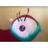 Kostüm Alien / Monster "Rosa Runde" + Kühlweste "Blue M24" + Tasche "XL" + Hygiene Maske (Hochwertig)