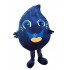 Wassertropfen Maskottchen Kostüm 2 (Flach/Hochwertig)