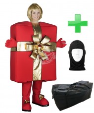 Kostüm Geschenk Box Karton + Tasche "XL" + Hygiene Maske (Hochwertig)