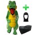 Kostüm Krokodil 3 + Tasche "XL" + Hygiene Maske (Hochwertig)