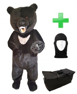 Kostüm Bär 25 + Tasche "Star" + Hygiene Maske (Hochwertig)