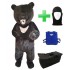 Kostüm Bär 25 + Kühlweste "Blue M24" + Tasche "Star" + Hygiene Maske (Hochwertig)