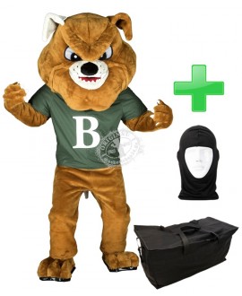 Kostüm Bulldogge 15 + Tasche "Star" + Hygiene Maske (Hochwertig)