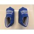 Kostüm Fußballer + Kühlweste "Blue M24" + Tasche "Star" + Hygiene Maske (Hochwertig)
