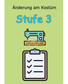 Änderung am Kostüm "Stufe 3"