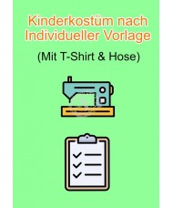 Kinderkostüm nach Individuelle Vorlage mit Zubehör