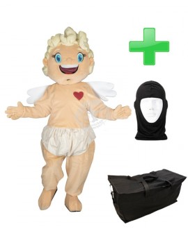 Kostüm Engel + Tasche "Star" + Hygiene Maske (Hochwertig)