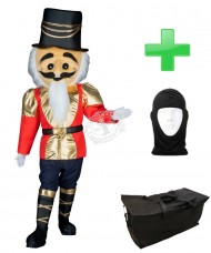 Nussknacker Kostüm + Tasche "Star" + Hygiene Maske (Hochwertig)