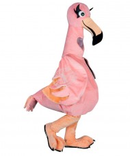 Kostüm Flamingo Maskottchen (Hochwertig)