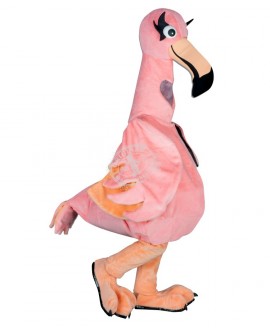 Kostüm Flamingo Maskottchen (Hochwertig)