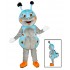 Kostüm Raupe + Tasche "Star" + Hygiene Maske (Hochwertig)