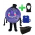 Kostüm Spinne + Kühlweste "Blue M24" + Tasche "XL" + Hygiene Maske (Hochwertig)