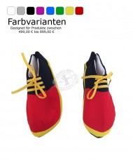 Extra Teile Sportschuhe (Stulpen) Modell "Hochwertig" (Schwarz/Rot/Gelb oder Farbe nach Wahl)