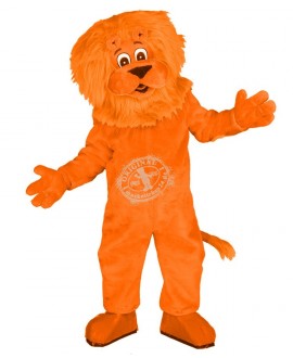 Orange Nederland Löwen Kostüm Maskottchen 18 (Hochwertig)