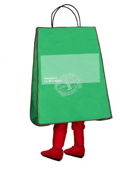 266b Logo Druck "Hinten" für Kostüm Tasche/Beutel Maskottchen