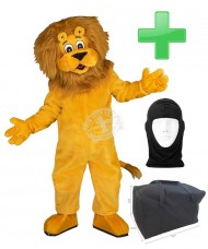 Löwen Kostüm 16 + Tasche "L" + Hygiene Maske (Hochwertig)