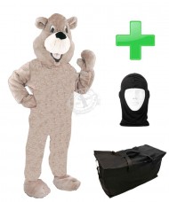 Kostüm Hamster / Biber 9 + Tasche "Star" + Hygiene Maske (Hochwertig)