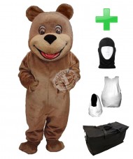 Kostüm Bär 13 + Haube + Kissen + Tasche (Professionell)