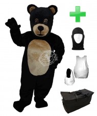 Kostüm Bär 9 + Haube + Kissen + Tasche (Professionell)