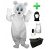 Kostüm Eisbär 2 + Haube + Kissen + Tasche (Werbefigur)
