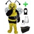 Kostüm Biene 2 + Haube + Kissen + Tasche (Werbefigur)
