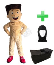 Kostüm Fußballer 1a + Tasche "Star" + Hygiene Maske (Hochwertig)