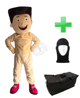 Kostüm Fußballer 1a + Tasche "Star" + Hygiene Maske (Hochwertig)