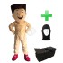 Kostüm Fußballer 1a + Tasche "Star" + Hygiene Maske (Hochwertig)