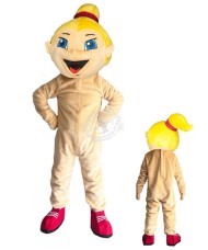 Kostüm Fußballerin Maskottchen 2a (Hochwertig)