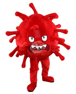 Kostüm Corona Virus Maskottchen 1 (Hochwertig)