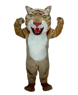 Kostüm Wildkatze / Tiger Maskottchen 5 (Professionell)