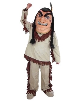 Person Indianer Kostüm Maskottchen 3 (Werbefigur)