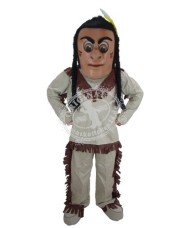 Person Indianer Kostüm Maskottchen 4 (Professionell)