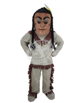 Person Indianer Kostüm Maskottchen 4 (Professionell)