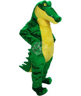 Maskottchen Krokodil Kostüm 1 (Werbefigur)
