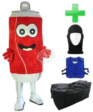 Kostüm Dose + Kühlweste "Blue M24" + Tasche "XL" + Hygiene Maske (Hochwertig)