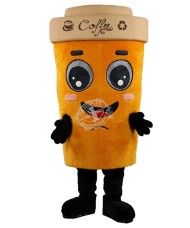 Kostüm Kaffee / Becher Maskottchen (Hochwertig)