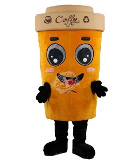 Kostüm Kaffee / Becher Maskottchen (Hochwertig)
