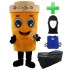 Kostüm Kaffee / Becher + Kühlweste "Blue M24" + Tasche "XL" + Hygiene Maske (Hochwertig)