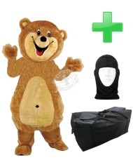 Kostüm Bär 22a + Tasche "XL" + Hygiene Maske (Hochwertig)