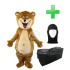 Kostüm Bär 22a + Tasche "XL" + Hygiene Maske (Hochwertig)