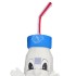 Kostüm Drink / Flasche + Kühlweste "Blue M24" + Tasche "XL" + Hygiene Maske (Hochwertig)