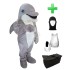 Kostüm Delfin 4 + Haube + Kissen + Tasche (Professionell)