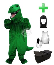 Kostüm Dinosaurier 6 + Haube + Kissen + Tasche (Werbefigur)