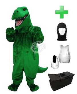 Kostüm Dinosaurier 6 + Haube + Kissen + Tasche (Werbefigur)
