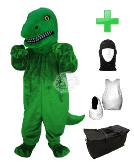 Kostüm Dinosaurier 7 + Haube + Kissen + Tasche (Professionell)