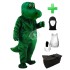 Kostüm Dinosaurier 8 + Haube + Kissen + Tasche (Professionell)