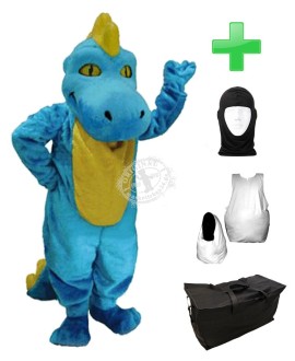 Kostüm Drache 11 + Haube + Kissen + Tasche (Professionell)